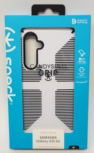 Speck Candyshell Grip Samsung Galaxy A35 5G White & Black Protective Phone Case  - Picture 1 of 4