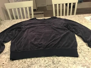 Polo Ralph Lauren Sweatshirt Size XL Dark Purple Crewneck Red Pony Logo Pullover - Picture 1 of 7