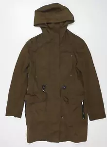Chaqueta parka marrón Mango para mujer talla S cremallera - Imagen 1 de 10
