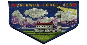 Catawba Lodge 459 Mecklenburg County Council NC 2003 S76 Flap BLU Bdr (NE2440) - Picture 1 of 2