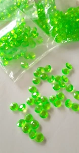 Restposten 1000 x Diamanten, Streudeko, apfelgrün, Kristalle, Geschenk, basteln - Bild 1 von 2