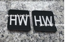 MLB Baseball Umpires HW Harry Wedelstedt Memorial Logo Patch American League 2pc