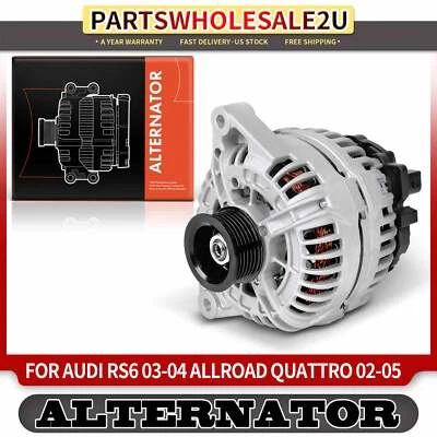 Alternador para Audi RS6 Allroad Quattro 2.7L 4.2L 150A 12V CW polea de 6 ranuras Foto 1 de 4