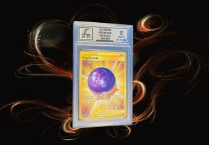 Cristal de niebla 2021 Pokémon Chilling Reign dorado holo - Imagen 1 de 3