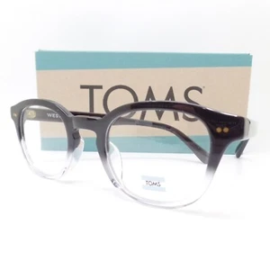 Toms Weston Black Crystal Fade 47mm New Eyeglass Frame Authentic - Picture 1 of 4