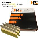 Mixed Pack 2080 Framing Nails Compatible With Dewalt 18V Cordless      06