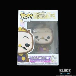 NEW Funko Pop! Beauty and The Beast Cogsworth 30 Years Disney IN STOCK Pop 1133