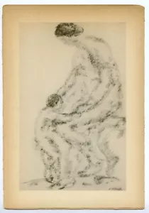 Abraham Walkowitz, "Mother and Child" 1913, Camera Work XLIV Plate II Collotype - Picture 1 of 2