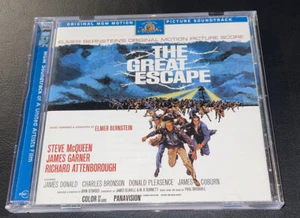 "THE GREAT ESCAPE" 1963 Score Elmer Bernstein DELUXE CD 1997 *EXCELLENT w/hole* - Picture 1 of 7
