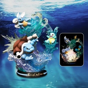 Figura Pokemon Evolution - Turtok & Schiggy & Schilock BLASTOISE Figura Anime 25cm - Imagen 1 de 2