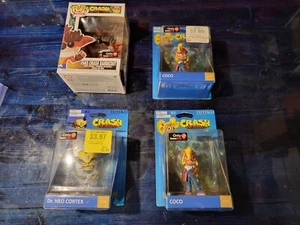 TOTAKU Crash Bandicoot Toys Konvolut 4 Cortex Coco First Editions POP Exclusive - Bild 1 von 10