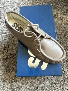 SAS Women’s 6 M Siesta Loafers Mocha Leather Hand sewn Lace Up Comfort Shoes. - Picture 1 of 5