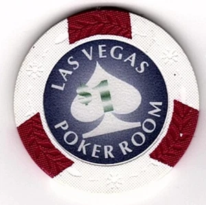 Sample Chips: Las Vegas Poker Room 1.00 Type 2 - Picture 1 of 2