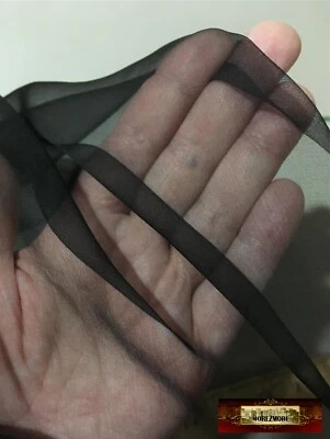 M00038-Try MOREZMORE Ropa Muñeca Masa 100% Seda Delgada Delgada Negra Foto 1 de 2