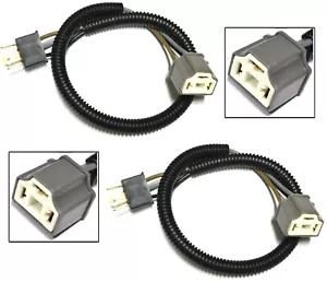 Alambre Cerámica S 9003 HB2 H4 Dos Arneses Cabezal Luz Toma Reemplazo Reparación - Imagen 1 de 4
