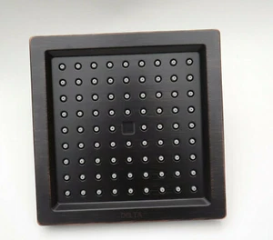 Delta Faucet Single-Spray Shower Head RP62283, Bronze, 2.0 GPM Flow Rate, Square - Picture 1 of 10
