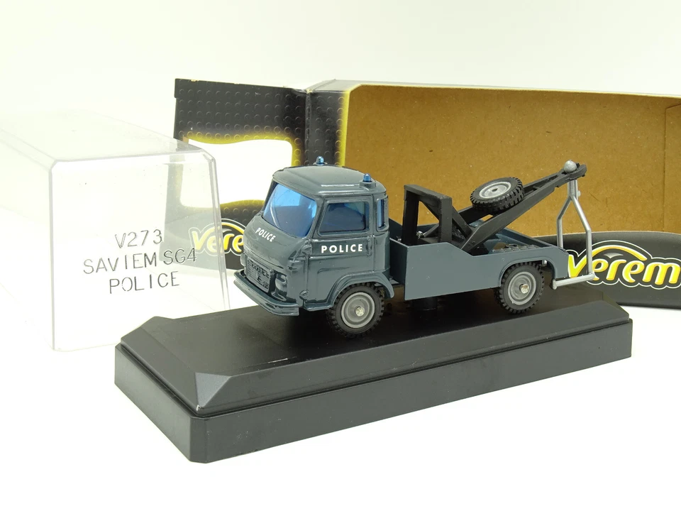 Verem 1/50 - Saviem SG4 Polizia Carro Attrezzi Libbra V273 - Immagine 1 di 1
