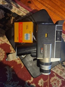 Never used Canon Super 8 video camera + Case +Film - Picture 1 of 2