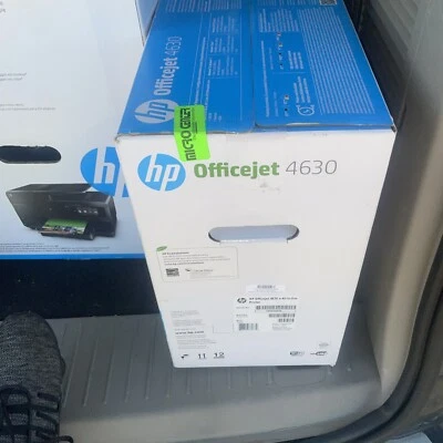 NEU VERSIEGELT! HP OfficeJet 4630 All-in-One WLAN Drucker schwarz *FABRIKVERSIEGELT* - Bild 1 von 3