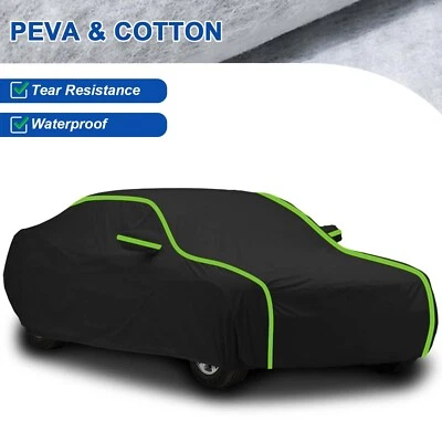 Cubierta de auto mejorada personalizada para Dodge Challenger forro de algodón exterior todo clima Foto 1 de 4