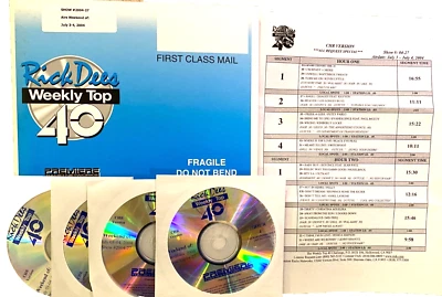 7/3/04 RICK DEES ALL REQUEST JULY 4 SPECIAL, BLACK EYED PEAS,D-12,ASHLEE SIMPSON - Image 1 of 2