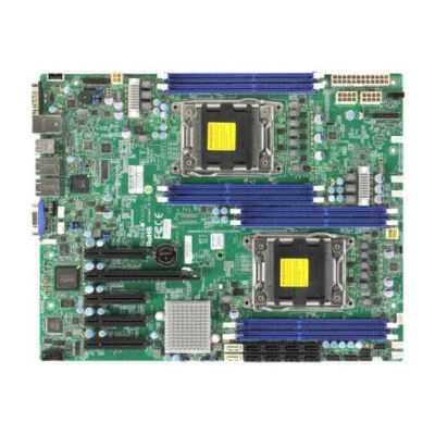 Supermicro X9DRD-IF Socket R/2011 DDR3 Intel C602 SATA3.0 VGA E-ATX Motherboard - Image 1 of 3