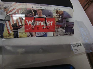 WRANGLER EYEGLASS FRAMES Style BRIAN in GRAY 49-20-145 With ASTORIA Case - Picture 1 of 4