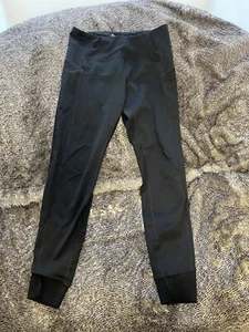 Brooks Pants Womens Medium Black Run Running Happy Compression Stretch Fabric - Picture 1 of 5