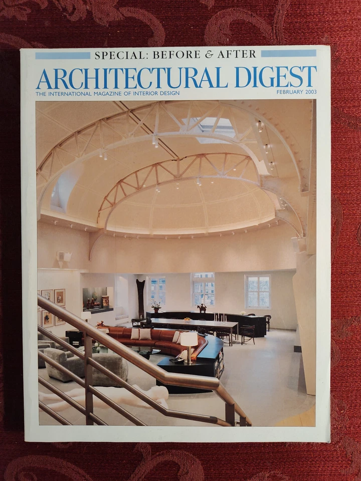 ARCHITECTURAL DIGEST February 2003 Catskills Cabins Before And After Joan Rivers - Image 1 of 1
