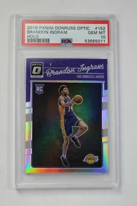 2016-17 Panini Donruss Optic BRANDON INGRAM #152 Holo Rookie RC PSA 10 Gem Mint - Picture 1 of 2