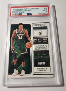 GIANNIS ANTETOKOUNMPO - 2018 PANINI CONTENDERS DRAFT PICKS - #18 - PSA MINT 9 - Picture 1 of 1
