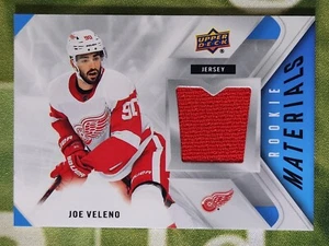 Joe Veleno 2021-22 Upper Deck Rookie Materials Card #RM-JV RC Detroit - Picture 1 of 2