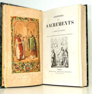 Esoterisme. Legends Of Sacrements. J.Collin Of Plancy. 1860 - Picture 1 of 4