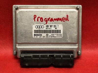 程序插袋和游戏 01-02 奥迪 A6 2.7T ALLROAD 控制模块 ECU 4B0907551T — 第 1/4 张图片