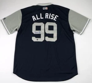 Aaron Judge Signed "All Rise" Jersey MLB New York Yankees MVP Beckett - Picture 1 of 3
