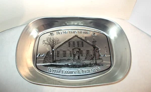 VTG. Dat'l Do It Inc. Bless This Home With Family & Friends Aluminum Bread Plate - Picture 1 of 7