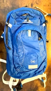 High Sierra Backpack blue/white 16 inch Suspension Tech Airflow - Picture 1 of 7