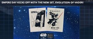 Topps Star Wars Card Trader Evolution of Vader Empire Day 3 Rare +11 UC Card Set