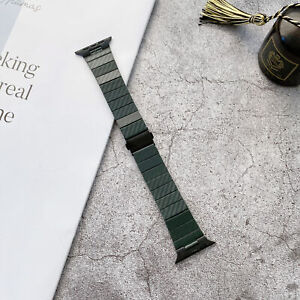 Carbon Fiber Band Lightweight Link Bracelet For Apple Watch 7 6 Strap 45mm 41mm