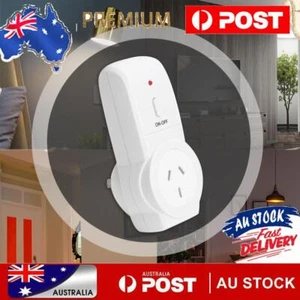 10A Mobile Plug 240V 50Hz Remote Control Portable Switch Socket for Home Kitchen - Picture 1 of 21