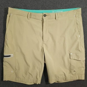 Tommy Bahama Island Zone Shorts Herren 40 khaki Golf Cargotasche Stretch 10" Schrittlänge - Bild 1 von 11