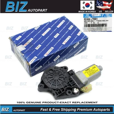 Genuine Window Motor RIGHT Passenger for 2001-2006 Hyundai Elantra 82460-2D001 - Image 1 of 4