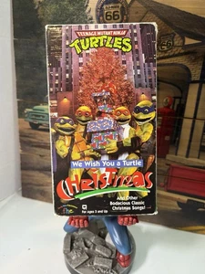 1994 We Wish You a Turtle Christmas - VHS- Teenage Mutant Ninja Turtles- Vintage - Picture 1 of 11