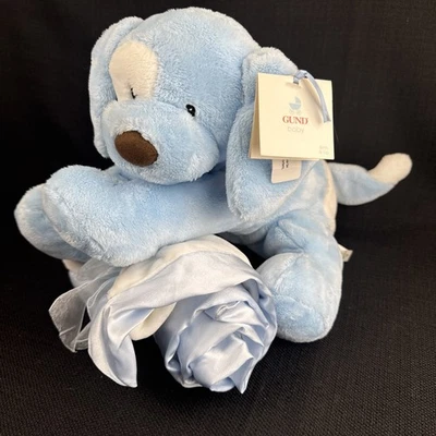 Gund Loveable Hugs Spunky Dog 12" Plush With Matching Baby Blanket 58986 - Image 1 of 4