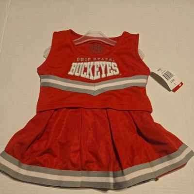 NWT Ohio State Buckeyes  Varsity Classics Cheer Uniform 2T Girls - Image 1 of 4