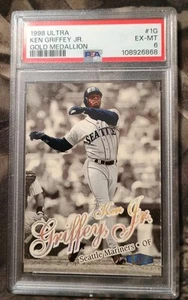 Ken Griffey Jr 1998 Ultra #1G 🪙GOLD Medallion Edition🔥PSA 🔥 Super Rare Card - Picture 1 of 5