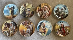Lot of 8 American Indian Heritage Foundation Museum Limited Edition Plates - Bild 1 von 8