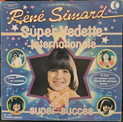 Vinyl LP Rene Simard - Super Vedette Internationale G+ KF-109 Canada Pop - Image 1 of 4