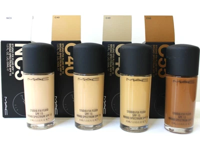 Base fluida MAC Studio Fix FPS 15 (seleccionar color) 1 oz descontinuada nueva en caja Foto 1 de 3