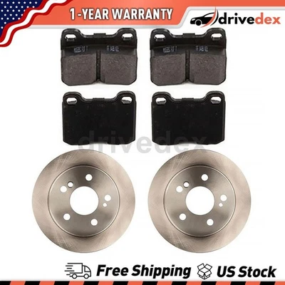 后转子陶瓷刹车片适用于 1984 1985 1987 1988 年 1988 梅赛德斯-奔驰 190D_D — 第 1/4 张图片